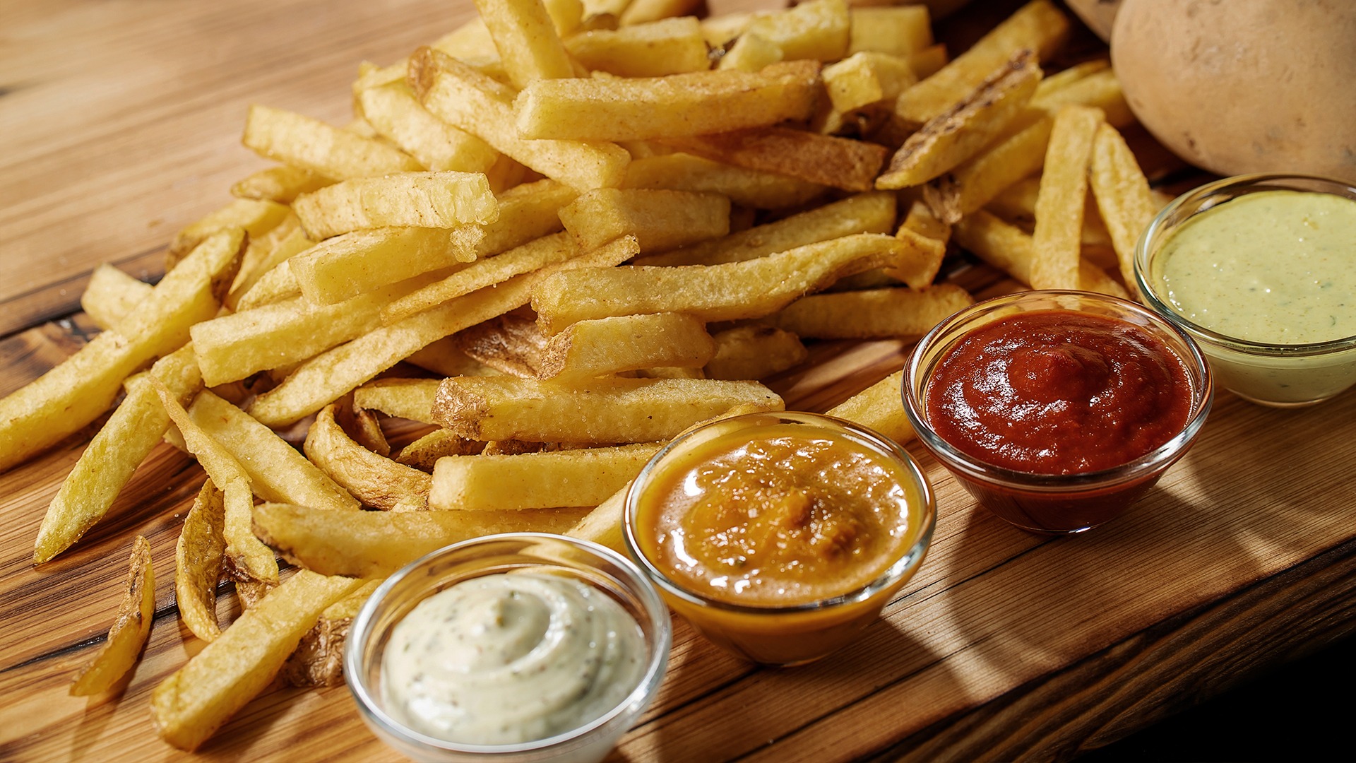 Hand cut fries Hand cut fries Pommes